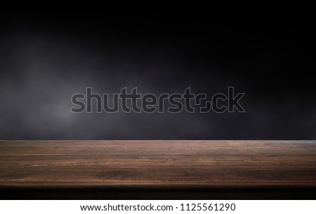 Similar – Image, Stock Photo Bench in the dark bench