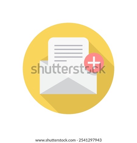 Email add user interface desktop icon