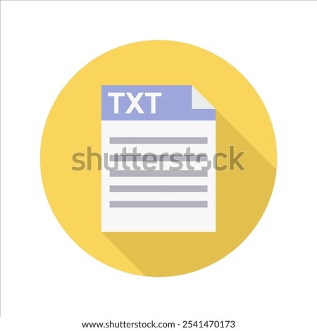 txt file user interface desktop icon