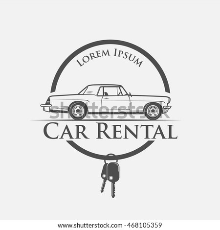 Vector Images Illustrations And Cliparts Car Rental Logo
