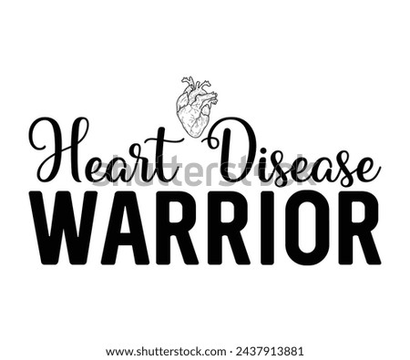 Heart Disease Warrior T-shirt, Heart Disease Cut Files, Wishing For A Cure, Red Ribbon, I Wear Red Shirt, Stronger Than Storm Wear Red Rainbow, Heart Health Awareness, Cut File For Cricut Silhouette