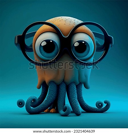  octopuses  vector illustration .adobe illustrator created vector file