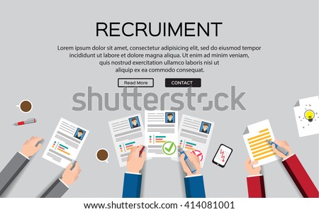 human resource or HR management infographics element and background. recruitment process. Can be used for statistic , business data, web design, info chart, brochure template. vector illustration