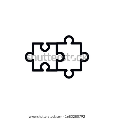 Simple solution line icon. Stroke pictogram. Vector illustration isolated on a white background. Premium quality symbol. Vector sign for mobile app and web sites.