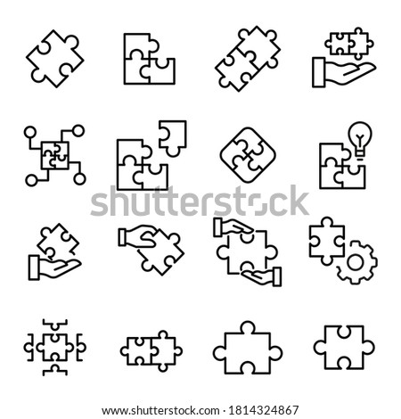 Simple set of solution icons in trendy line style. Modern vector symbols, isolated on a white background. Linear pictogram pack. Line icons collection for web apps and mobile concept.