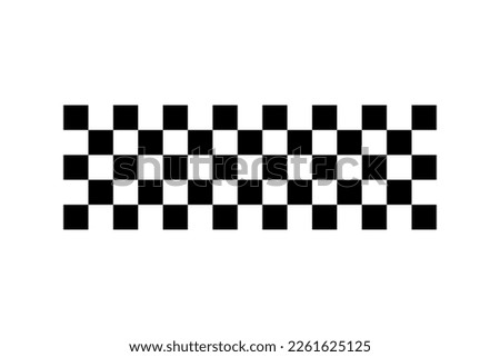 Racing flag. Race flag vector icon. Finishing flag. Vector design illustration 