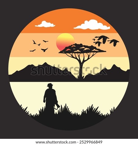 World Photography Day T Shirt logo design