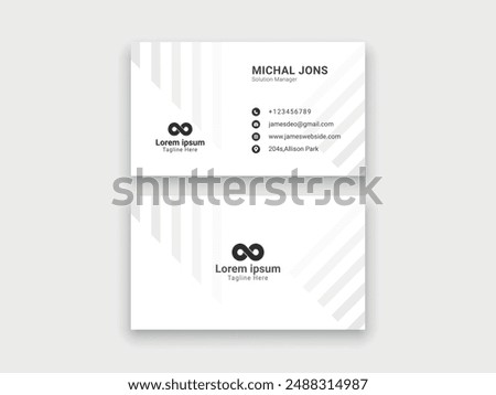 modern simple business card design