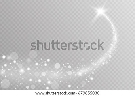 Light glow effect stars bursts with sparkles isolated on transparent background. ストックフォト © 