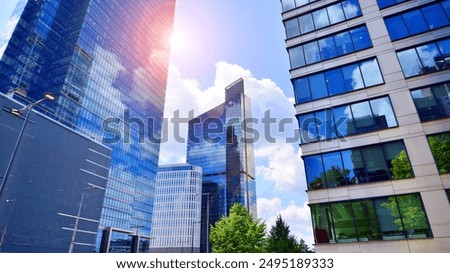 Similar – Image, Stock Photo skyscrapers