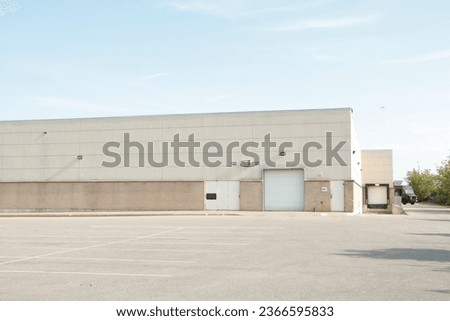 Similar – Image, Stock Photo Entrance to the warehouse