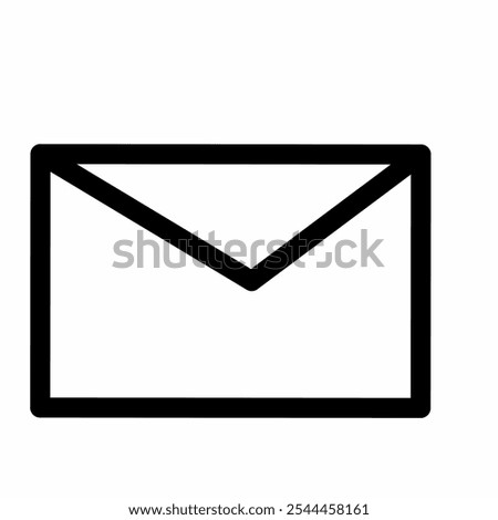 Gmail Logo Icon, Outline Gmail Icon Design 