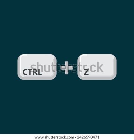 Ctrl Z is used as a shortcut to Undo