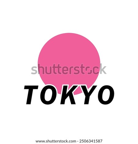 Tokyo Japan vintage t-shirt streetwear. Typography slogan tshirt design with kanji in japanese translation : Tokyo Vector illustration.