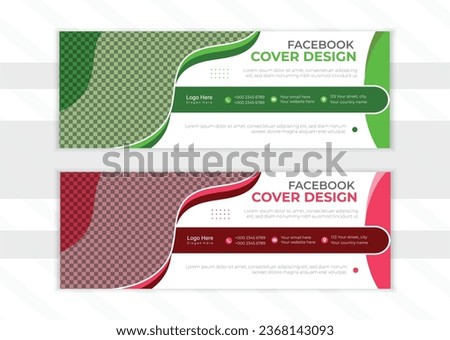  Creative modern facebook business cover banner template design