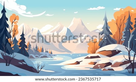 Similar – Image, Stock Photo Tree shade in winter in Kreuzberg