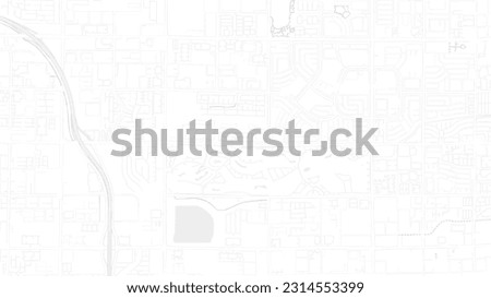Las Vegas Map Vector High-Quality Illustration of the City