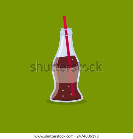 illustration of a soda drink icon