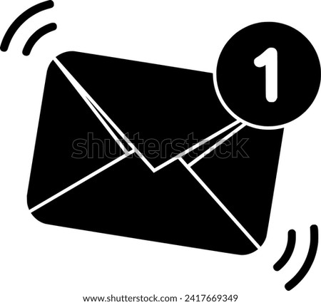 message illustration mail silhouette letter logo email icon notification outline new envelope send sms communication internet contact inbox notice shape chat document post vector graphic background