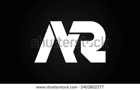 Luxury Initial AYR or RYA Monogram Text Letter Logo Design