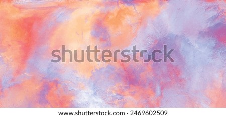 Image, Stock Photo artist painting on handmade waver in studio