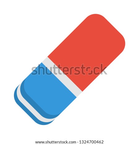 eraser/rubber flat icon.You can be used eraser/rubber icon for several purposes like: websites, UI, UX, print templates, presentation templates, promotional materials, web and mobile phone apps