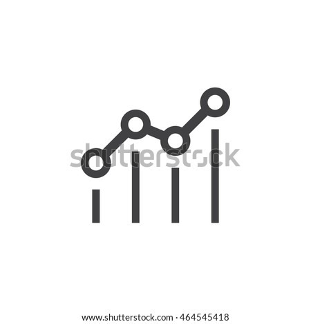 benchmark icon or button in flat style with long shadow, isolated vector illustration on transparent background