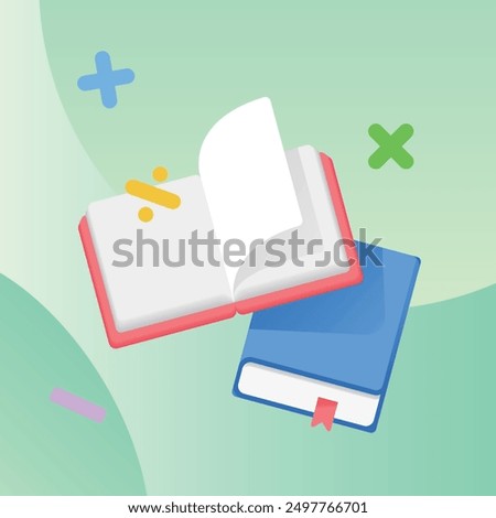 book education bookmark page school illustration