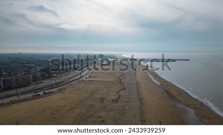 Similar – Image, Stock Photo Pier SkyView on the beach of Scheveningen, DenHaag