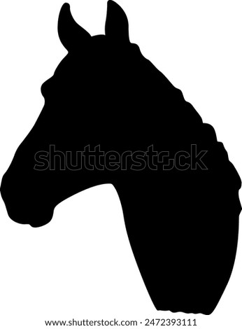 Horse Head Digital EPs Vector graphics File