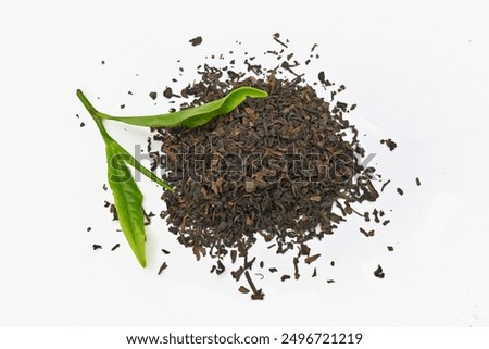 Image, Stock Photo Overhead view of black chain Tire Swing at a children’s  play ground no people