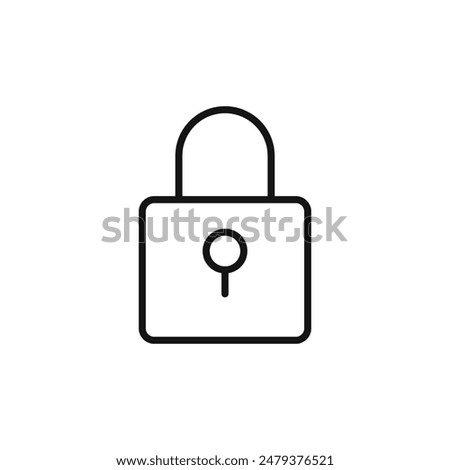 Security Lock Icon Perfect for Privacy and Data Protection