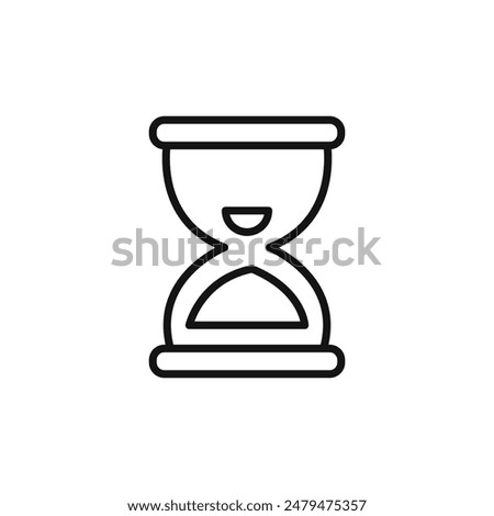 End of Hourglass Icon Ideal for Time Management and Deadlines