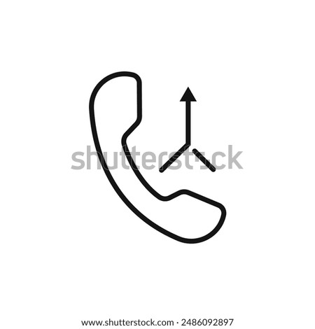 merge call icon logo sign vector outline