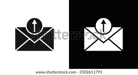 email or mail send icon logo set vector