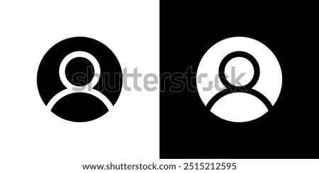 User icon logo set vector