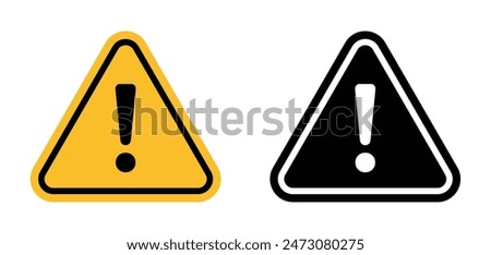 General Warning Attention Sign Alert to Various Safety Hazards