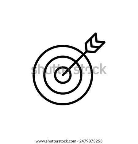 Bullseye Icon Ideal for Target and Accuracy Themes