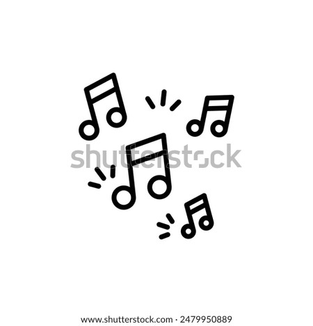 Music Note Icon Ideal for Audio Streaming Services