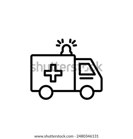 Ambulance Icon for Emergency Services