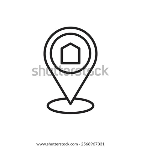 Placeholder icon Isolated flat vector in outline