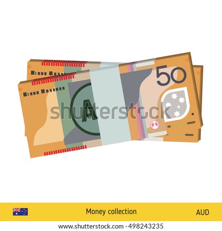 Australian dollar banknote. 