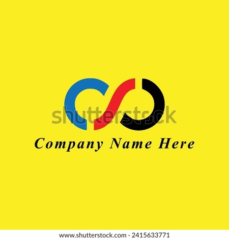letters csc logo design vector format