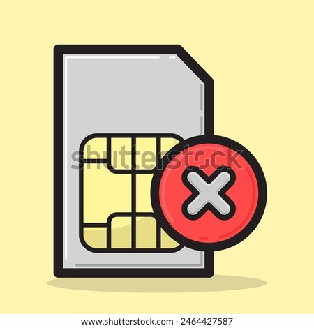 sim card icon has been rejected