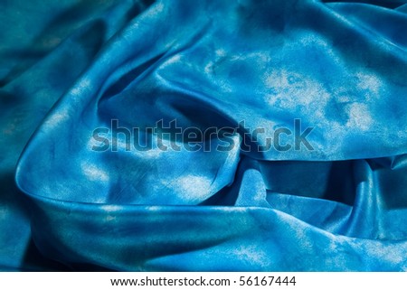 Elegant and soft fabric fold