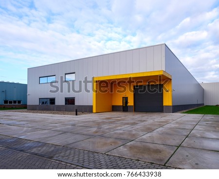 Similar – Image, Stock Photo Entrance to the warehouse
