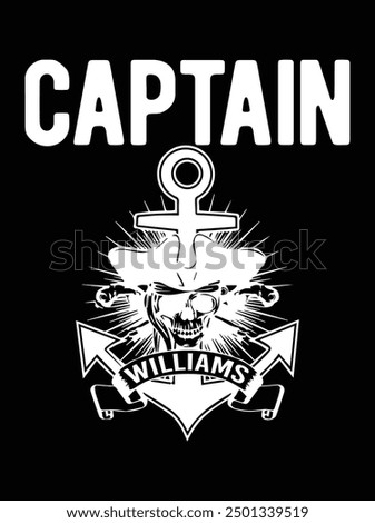 Captain williams printable cut file