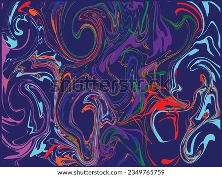 ArtStation liquid paint Background design, colorful fluid art illustration 