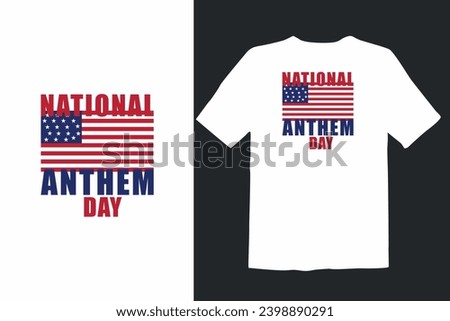 I stand for the national anthem USA patriot t-shirt design