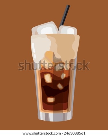 Iced Coffee Glass Cold Coffees Drink